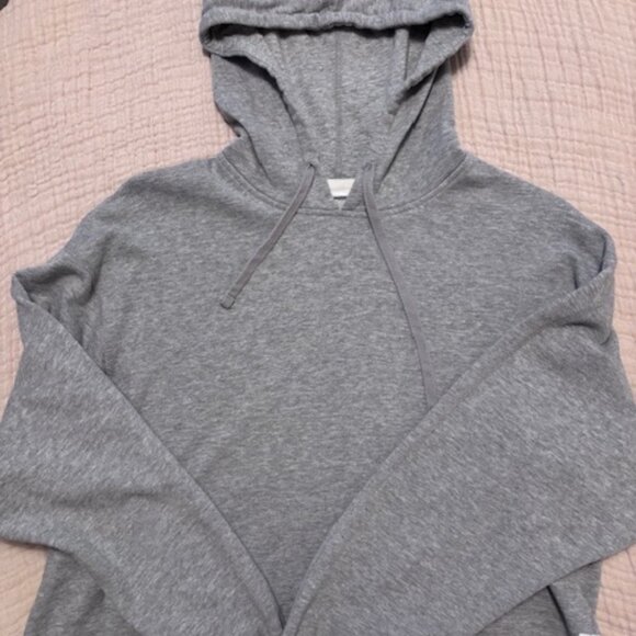 Reigning Champ Lightweight Terry Cut-off Hoodie Heather Grey Size XS - Picture 2 of 4